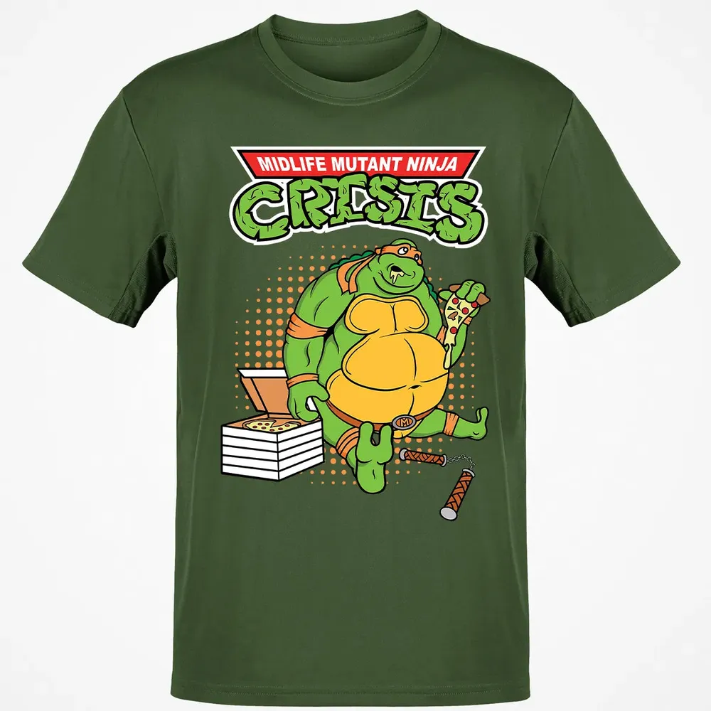 Midlife Mutant Ninja Crisis Classic Unisex T-Shirt - 7