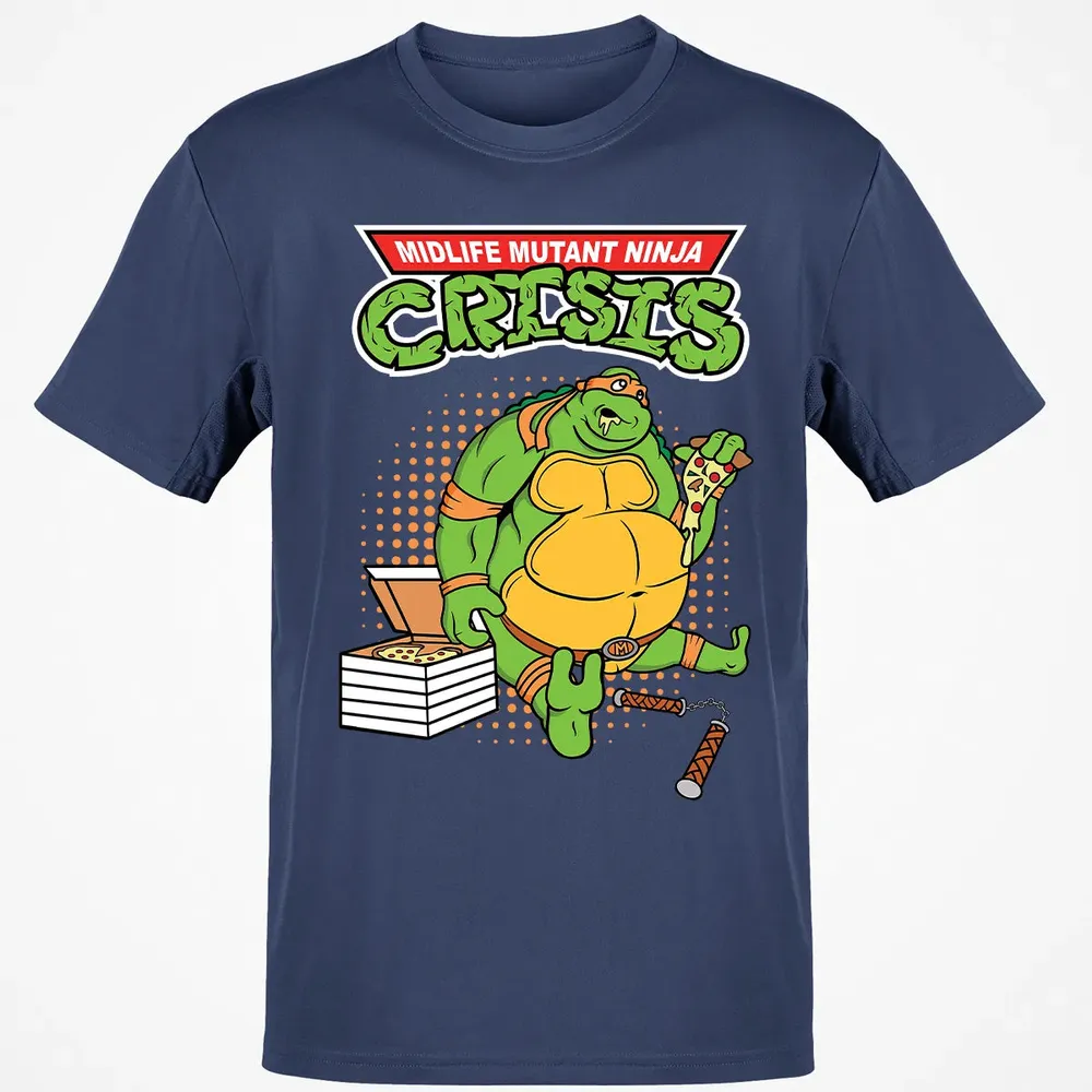 Midlife Mutant Ninja Crisis Classic Unisex T-Shirt - 8