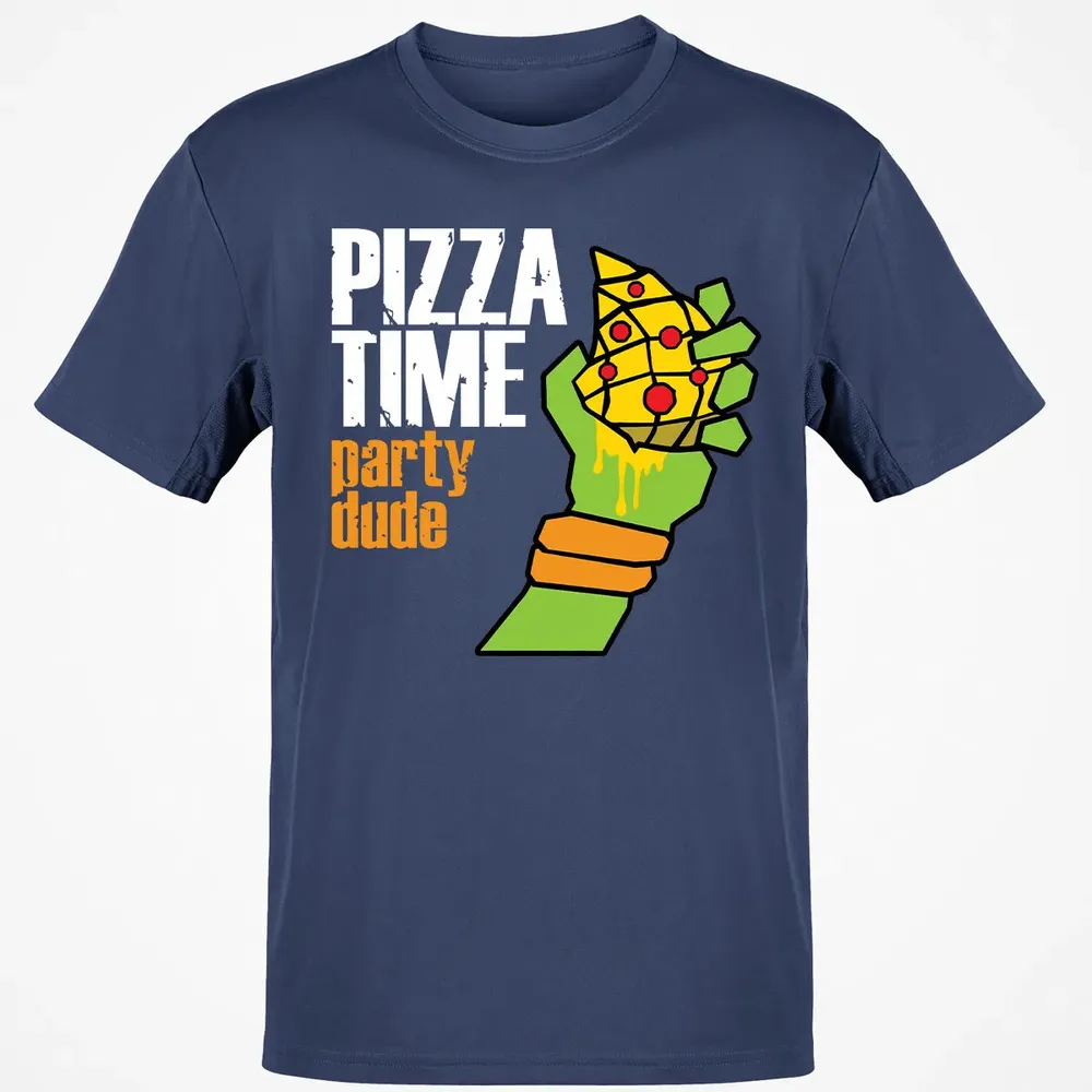 Pizza Time Party Dude Classic Unisex T-Shirt - 8