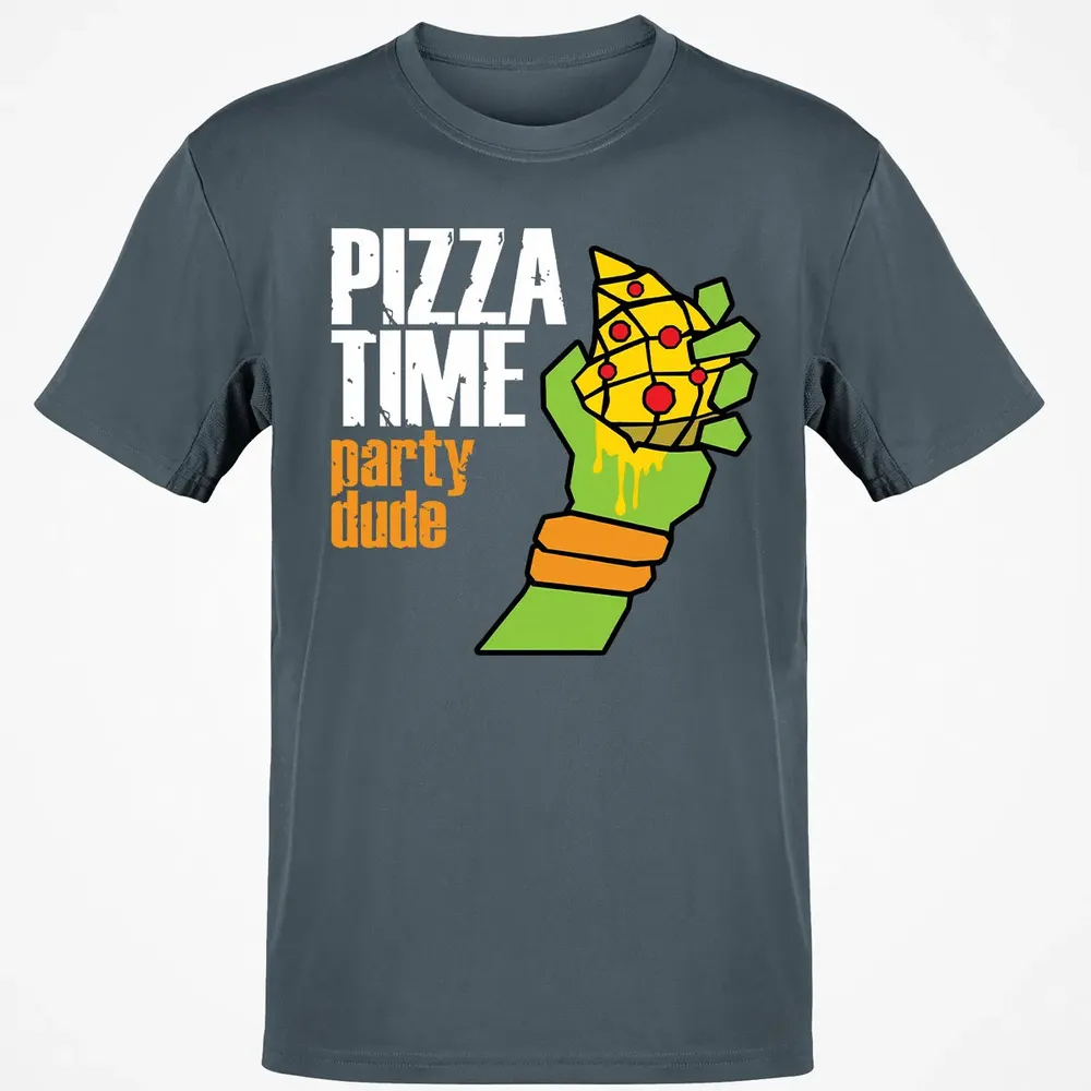 Pizza Time Party Dude Classic Unisex T-Shirt - 4