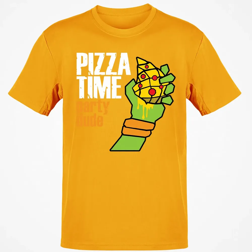 Pizza Time Party Dude Classic Unisex T-Shirt - 5