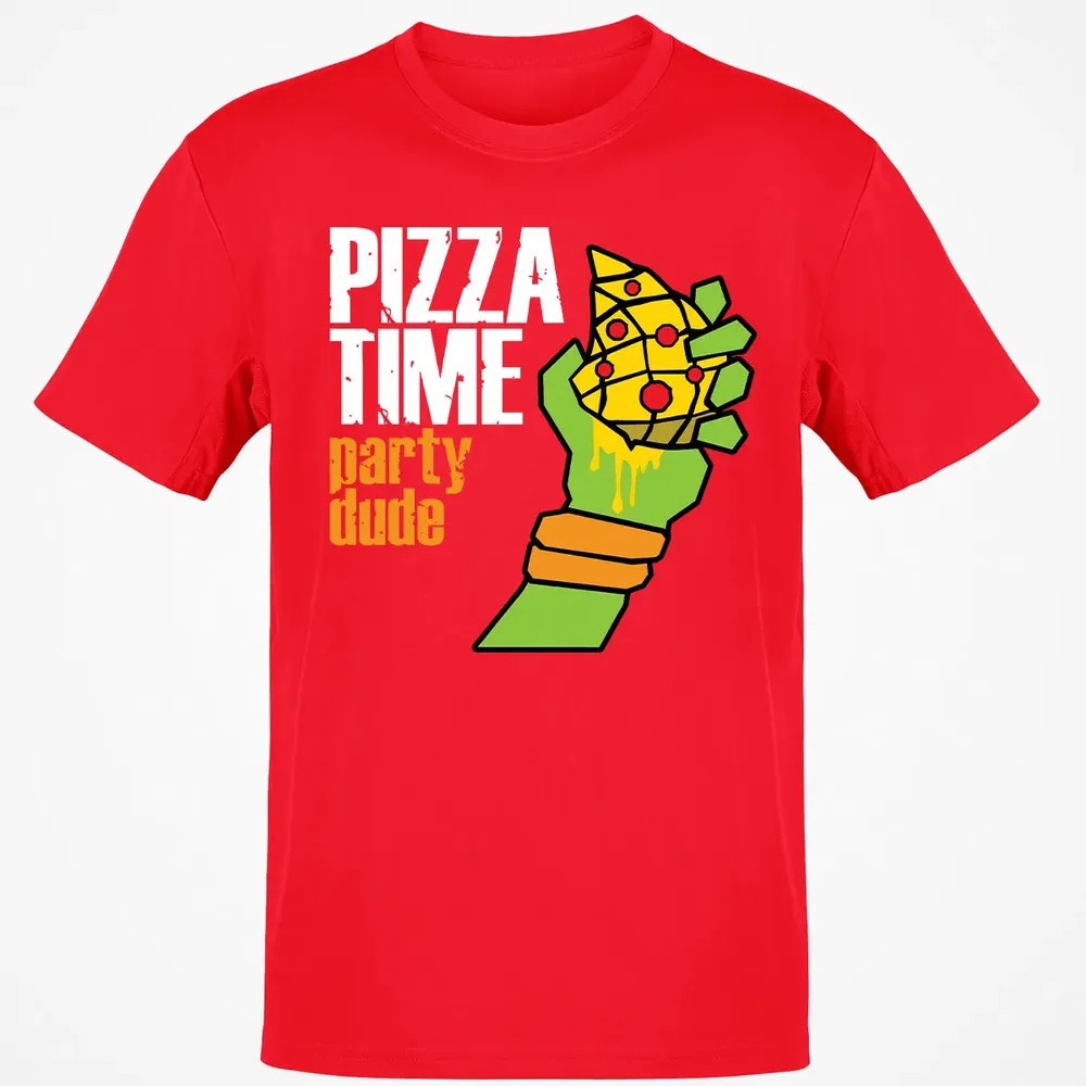 Pizza Time Party Dude Classic Unisex T-Shirt - 11