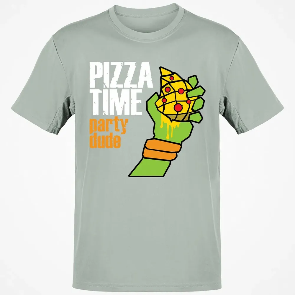 Pizza Time Party Dude Classic Unisex T-Shirt - 3