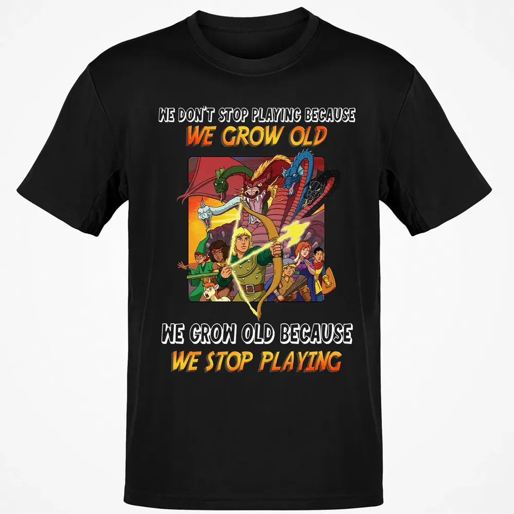 We Grow Old Because We Stop Playing Classic Unisex T-Shirt - 2