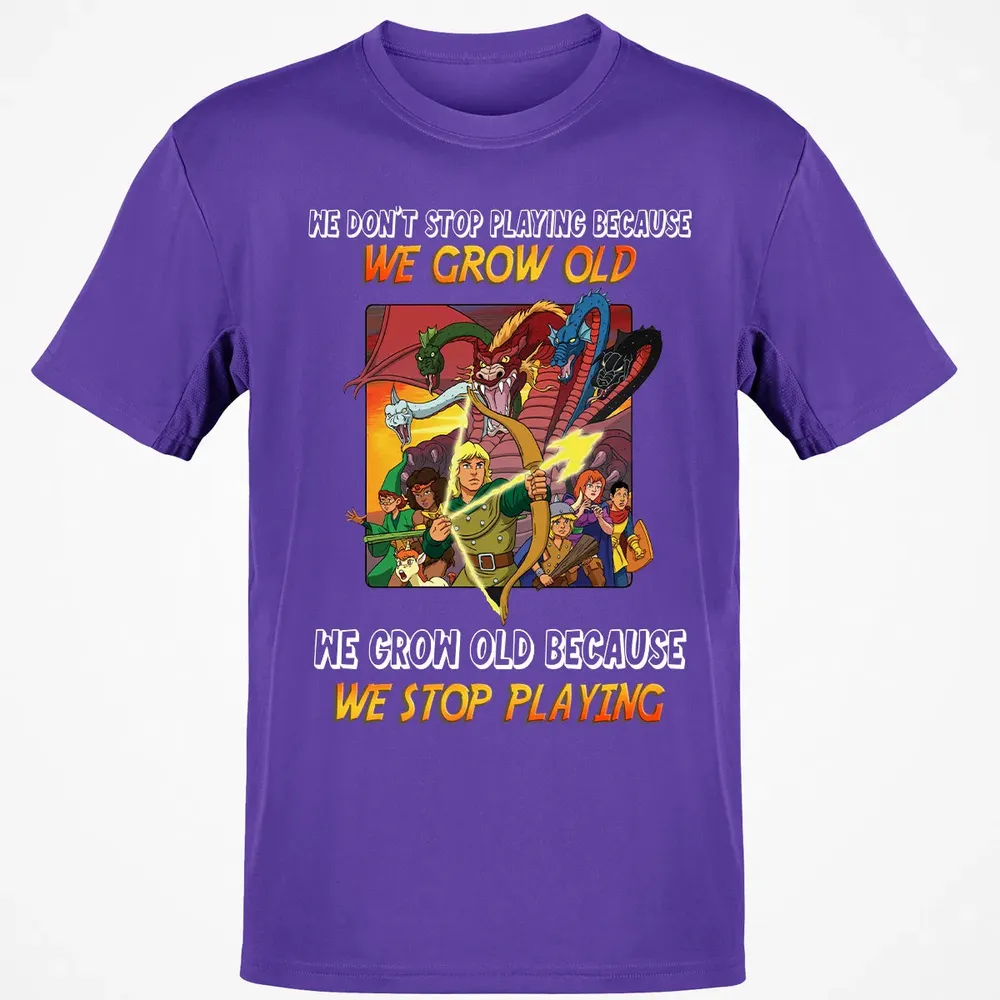 We Grow Old Because We Stop Playing Classic Unisex T-Shirt - 10