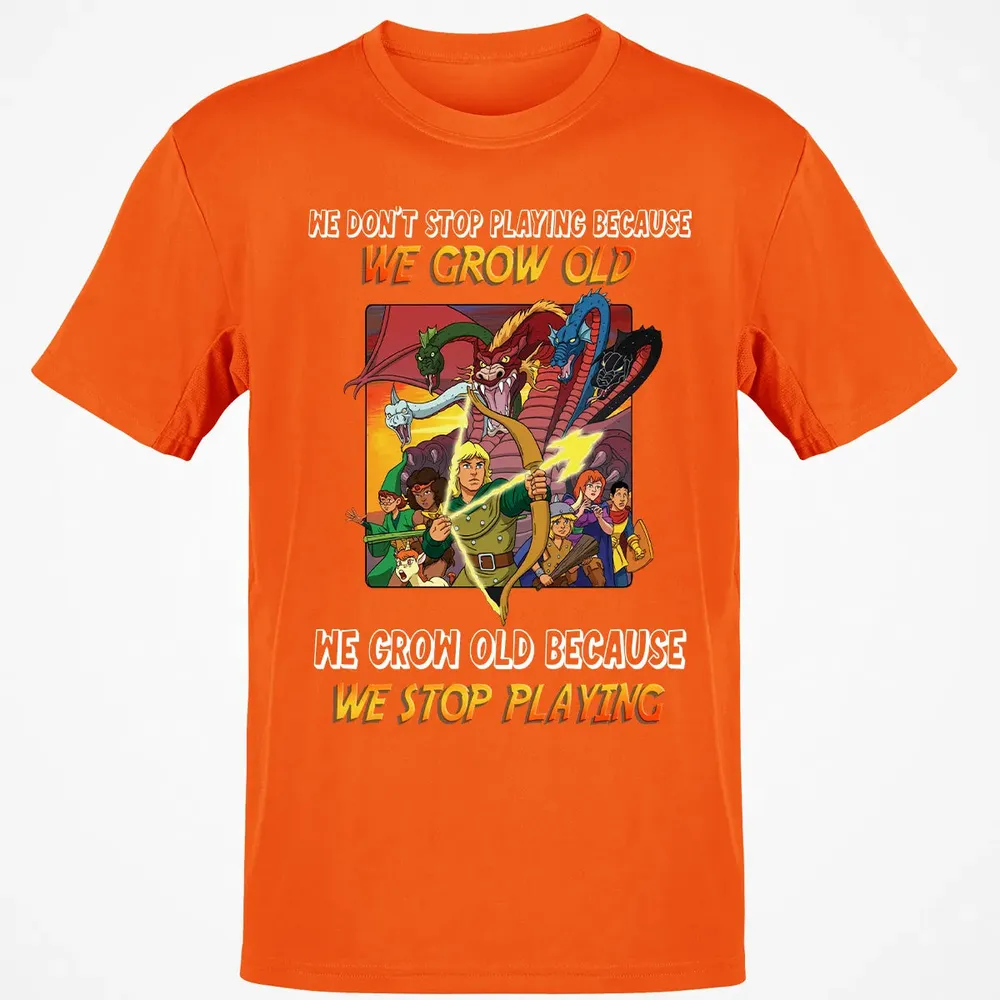 We Grow Old Because We Stop Playing Classic Unisex T-Shirt - 9