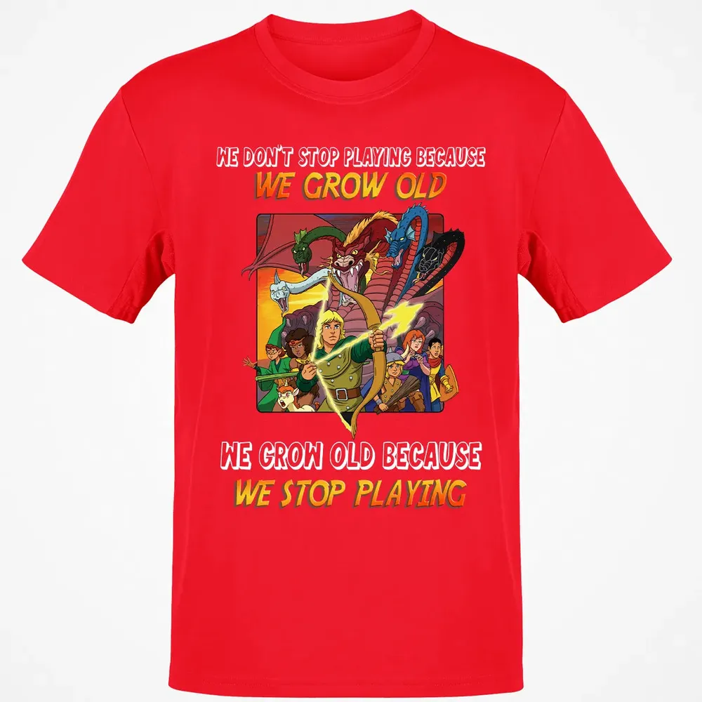 We Grow Old Because We Stop Playing Classic Unisex T-Shirt - 11