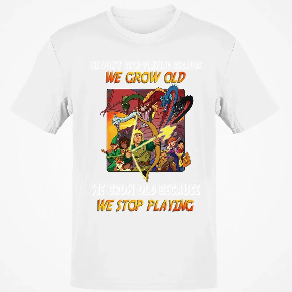 We Grow Old Because We Stop Playing Classic Unisex T-Shirt - 13