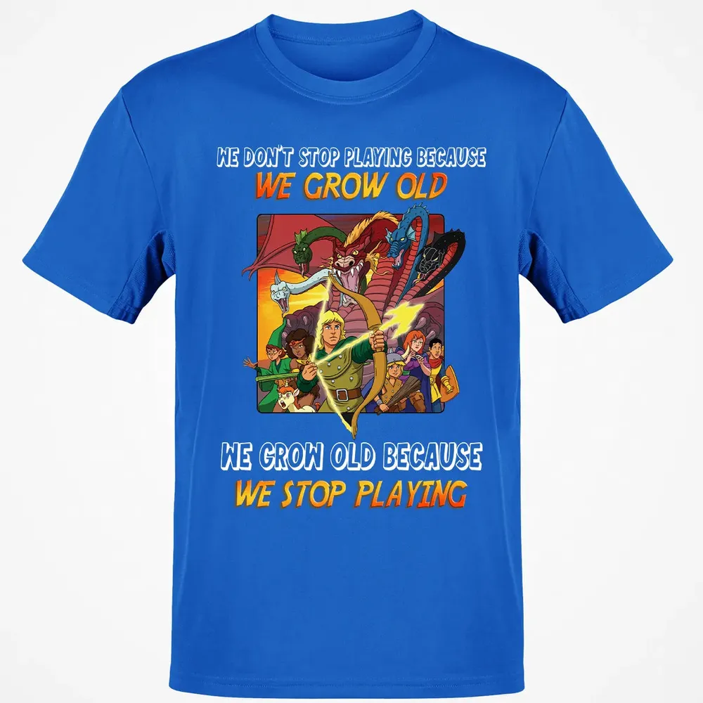 We Grow Old Because We Stop Playing Classic Unisex T-Shirt - 12