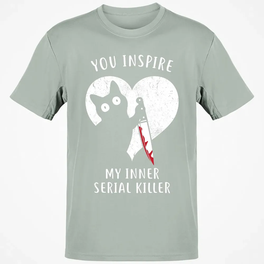 You Inspire My Inner Serial Killer Funny Cat Lover Classic Unisex T-Shirt - 3