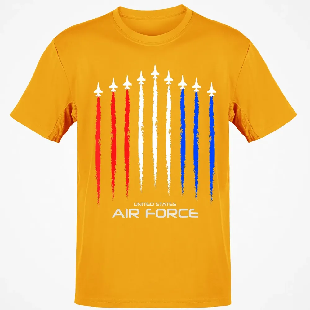 Air Force US Veterans 4th of July    American Flag Classic Unisex T-Shirt - 5