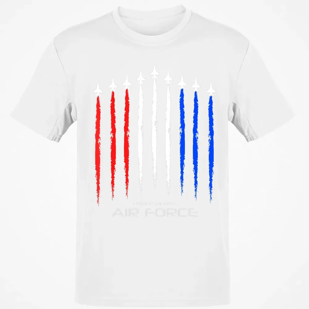 Air Force US Veterans 4th of July    American Flag Classic Unisex T-Shirt - 13
