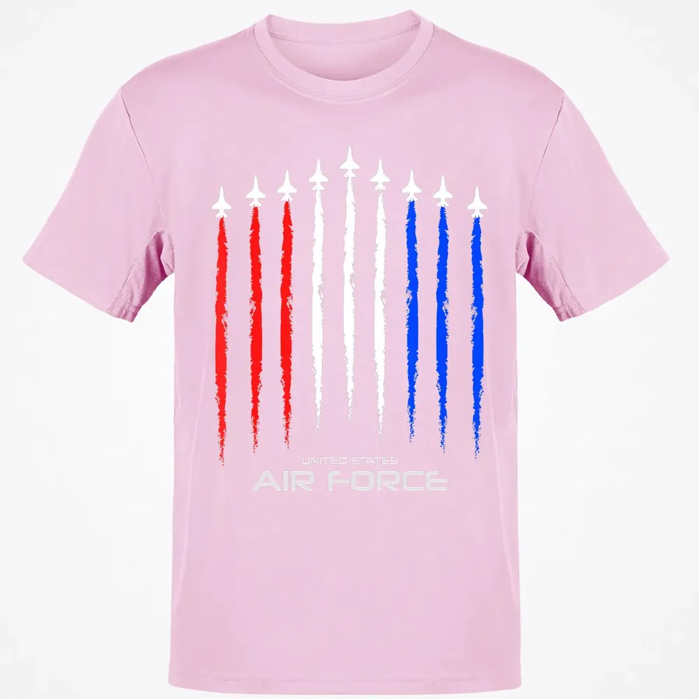 Air Force US Veterans 4th of July    American Flag Classic Unisex T-Shirt - 6
