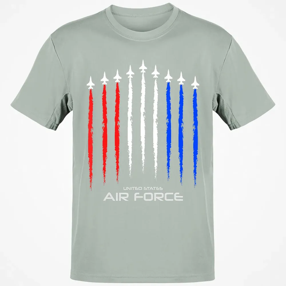 Air Force US Veterans 4th of July    American Flag Classic Unisex T-Shirt - 3