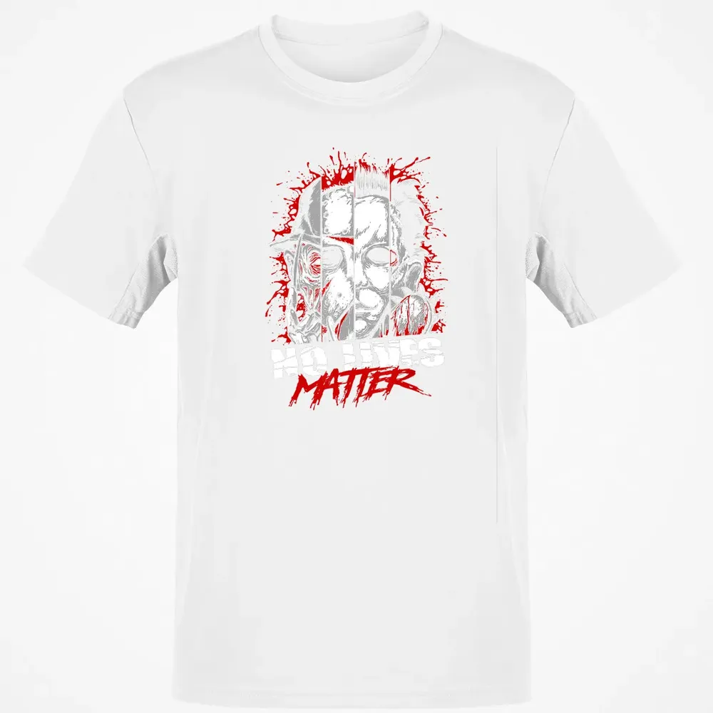 No Lives Matter Horror Slashers Classic Unisex T-Shirt - 13