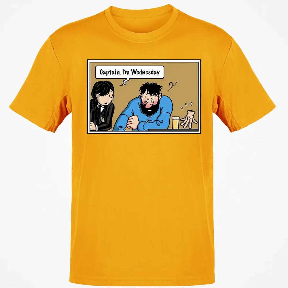 Captain, Iâ€™m Wednesday Classic Unisex T-Shirt - 5
