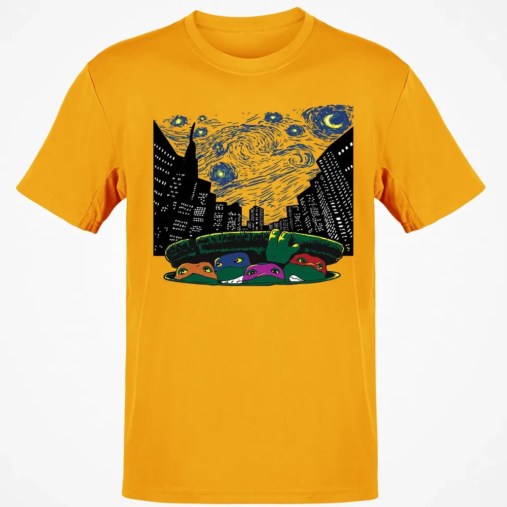 Starry City Night Classic Unisex T-Shirt - 5