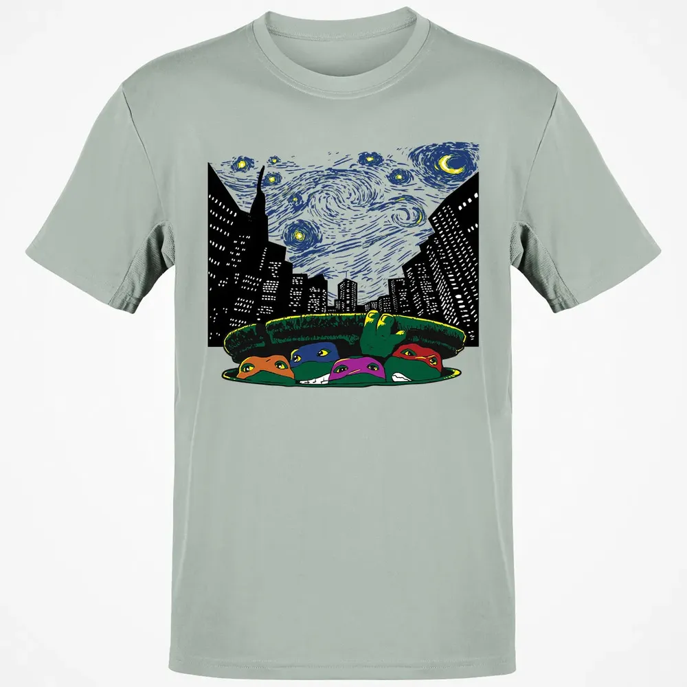 Starry City Night Classic Unisex T-Shirt - 3