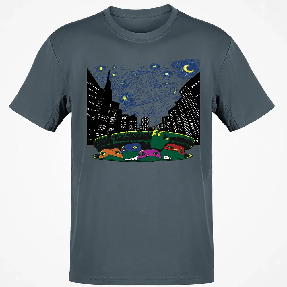 Starry City Night Classic Unisex T-Shirt - 4
