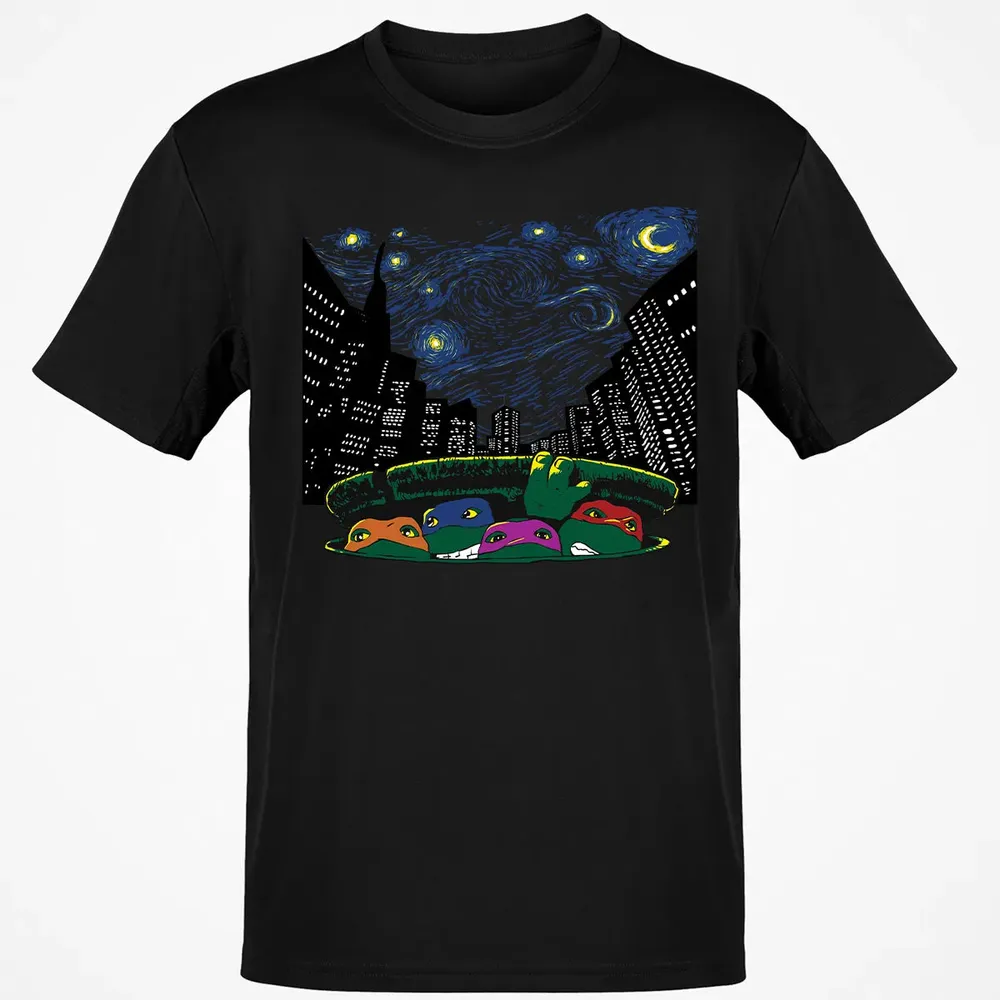Starry City Night Classic Unisex T-Shirt - 2