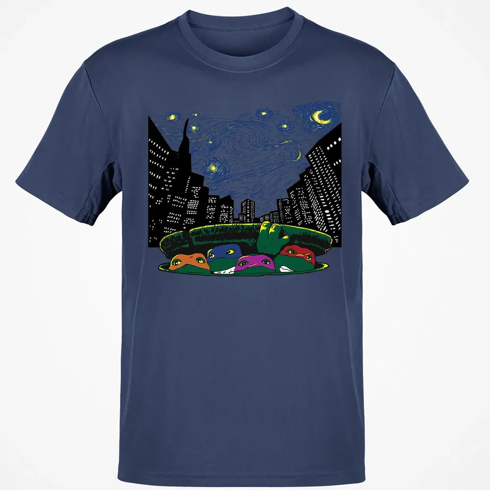 Starry City Night Classic Unisex T-Shirt - 8