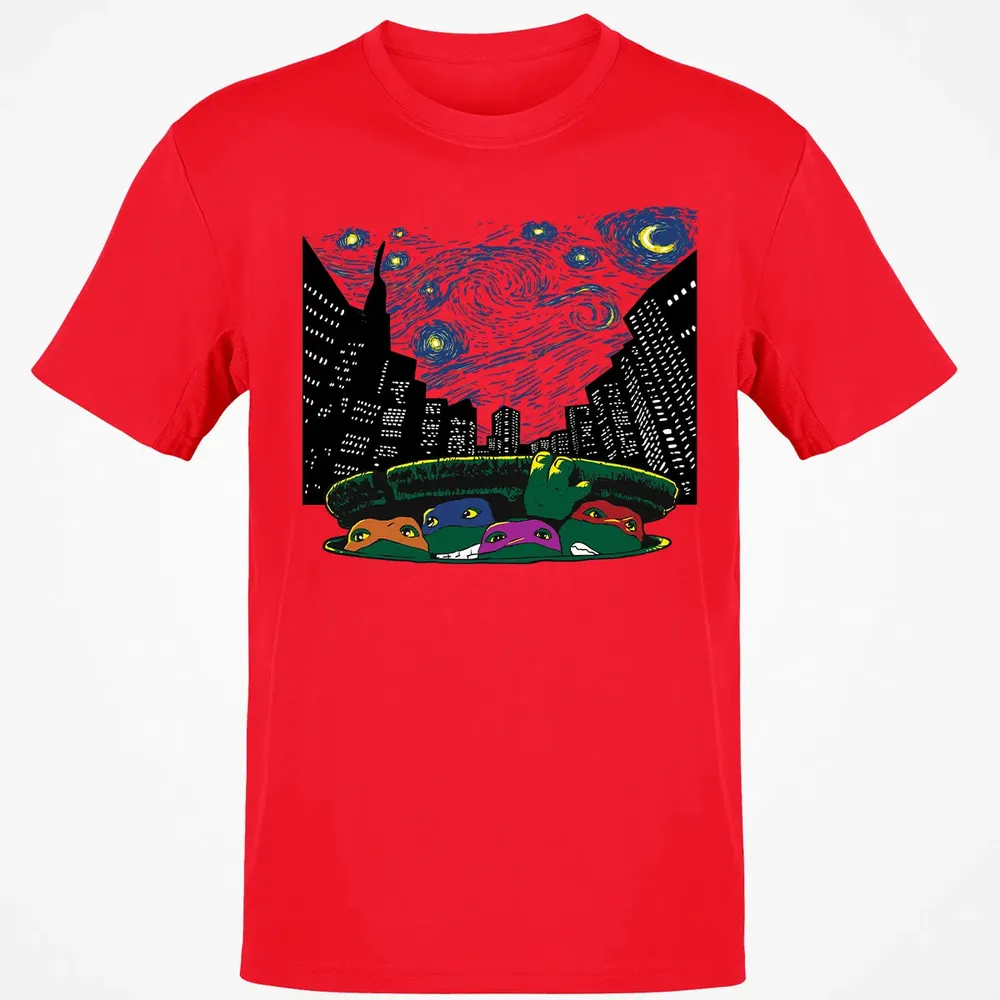 Starry City Night Classic Unisex T-Shirt - 11