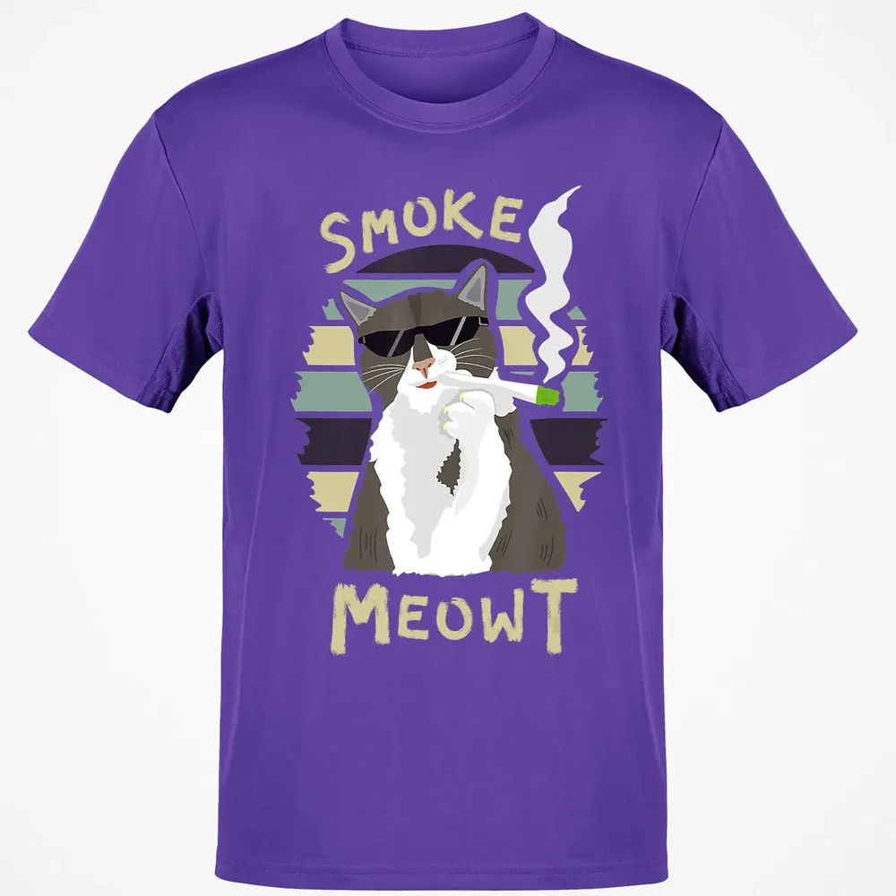 420 Cat Smoking Weed Kitten Cannabis  Gift Women Men Classic Unisex T-Shirt - 10