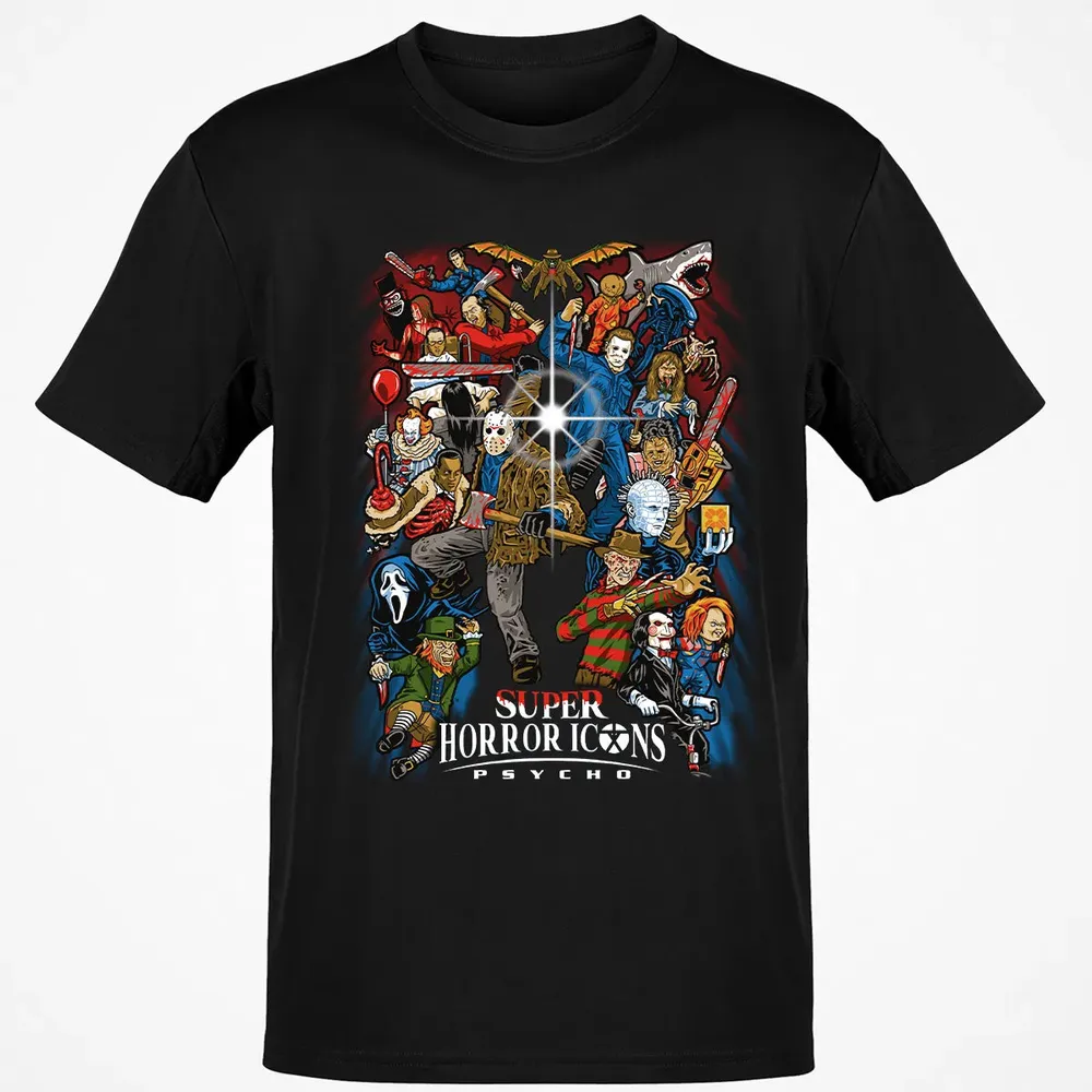 Super Horror Icons Classic Unisex T-Shirt - 2