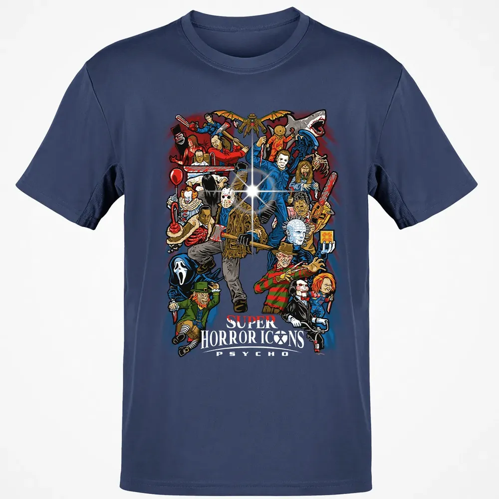 Super Horror Icons Classic Unisex T-Shirt - 8