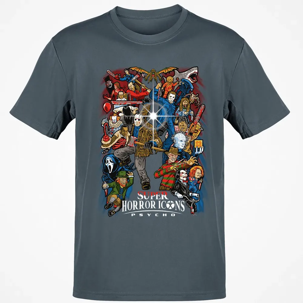Super Horror Icons Classic Unisex T-Shirt - 4