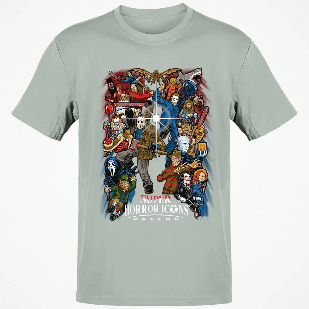 Super Horror Icons Classic Unisex T-Shirt - 3