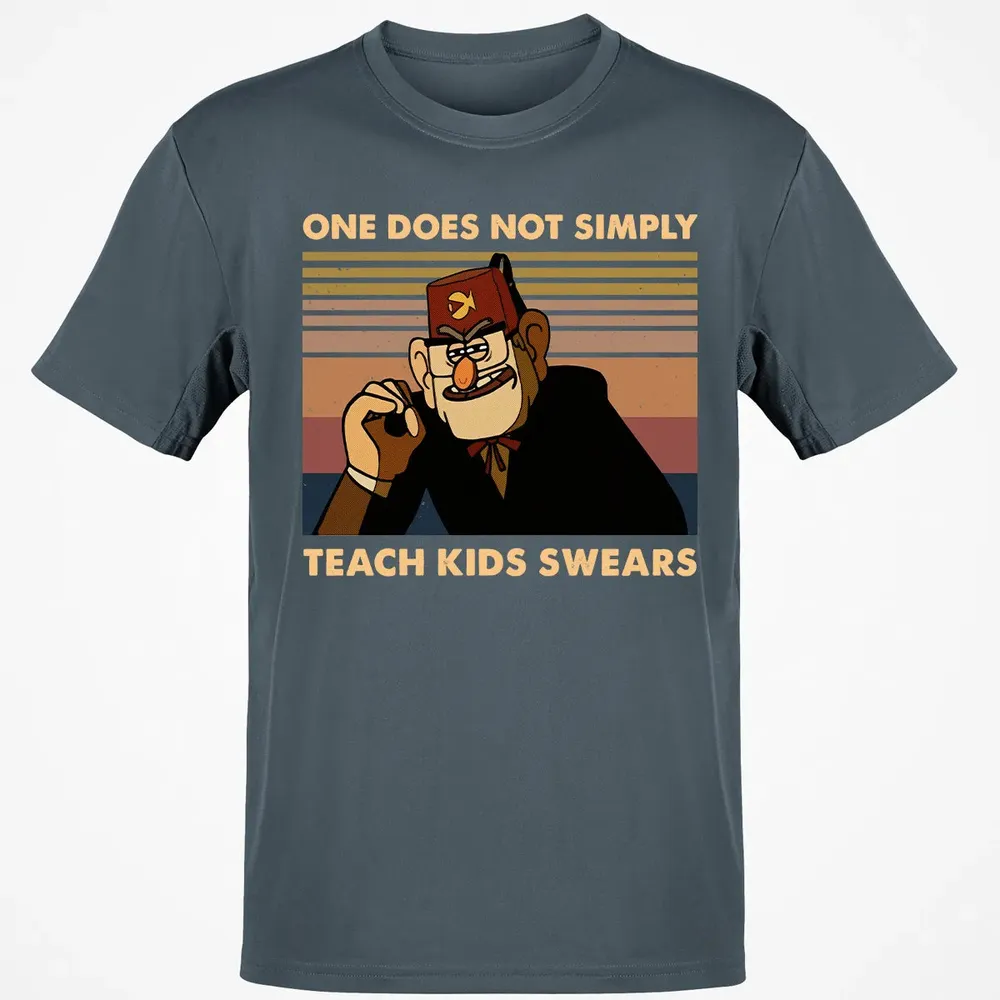 Teach Kids Swears Classic Unisex T-Shirt - 4
