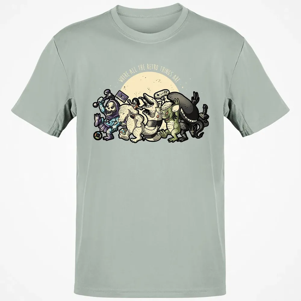 Where All The Retro Things Are Classic Unisex T-Shirt - 3