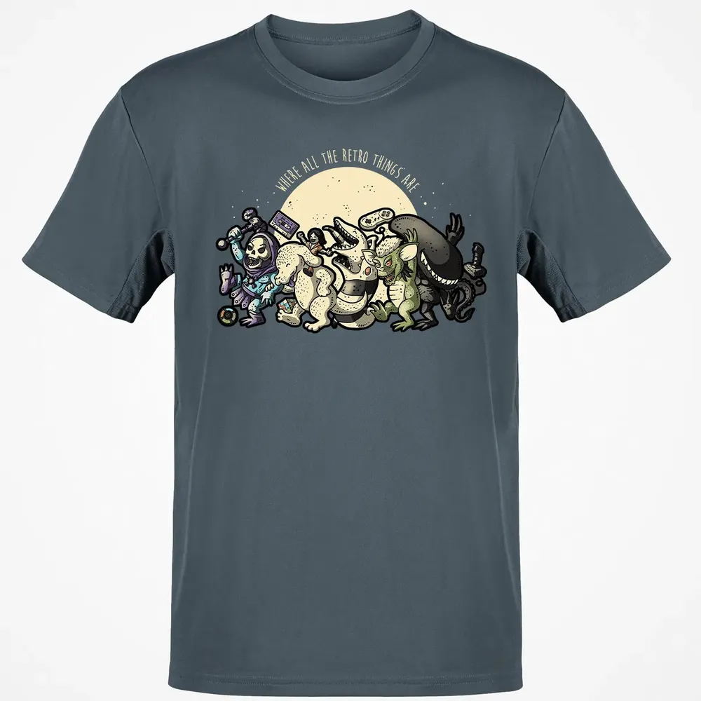 Where All The Retro Things Are Classic Unisex T-Shirt - 4