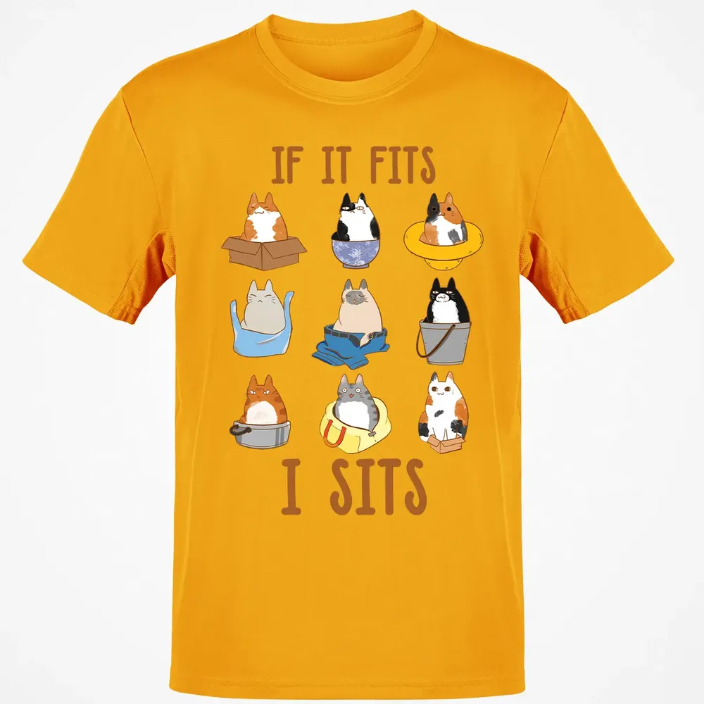 If It Fits I Sits Classic Unisex T-Shirt - 5