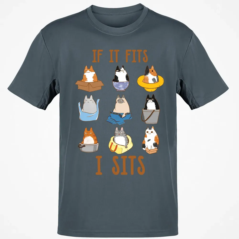If It Fits I Sits Classic Unisex T-Shirt - 4