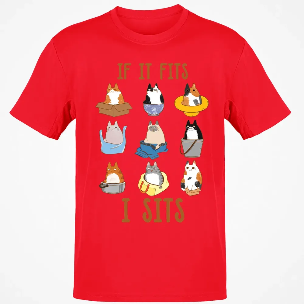 If It Fits I Sits Classic Unisex T-Shirt - 11