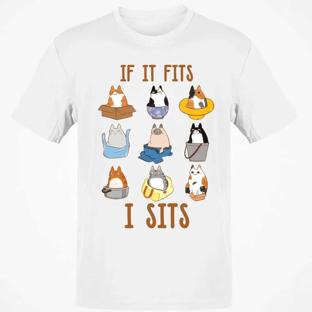 If It Fits I Sits Classic Unisex T-Shirt - 13
