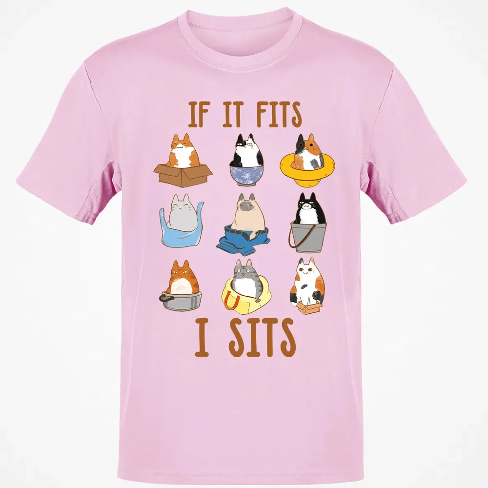 If It Fits I Sits Classic Unisex T-Shirt - 6