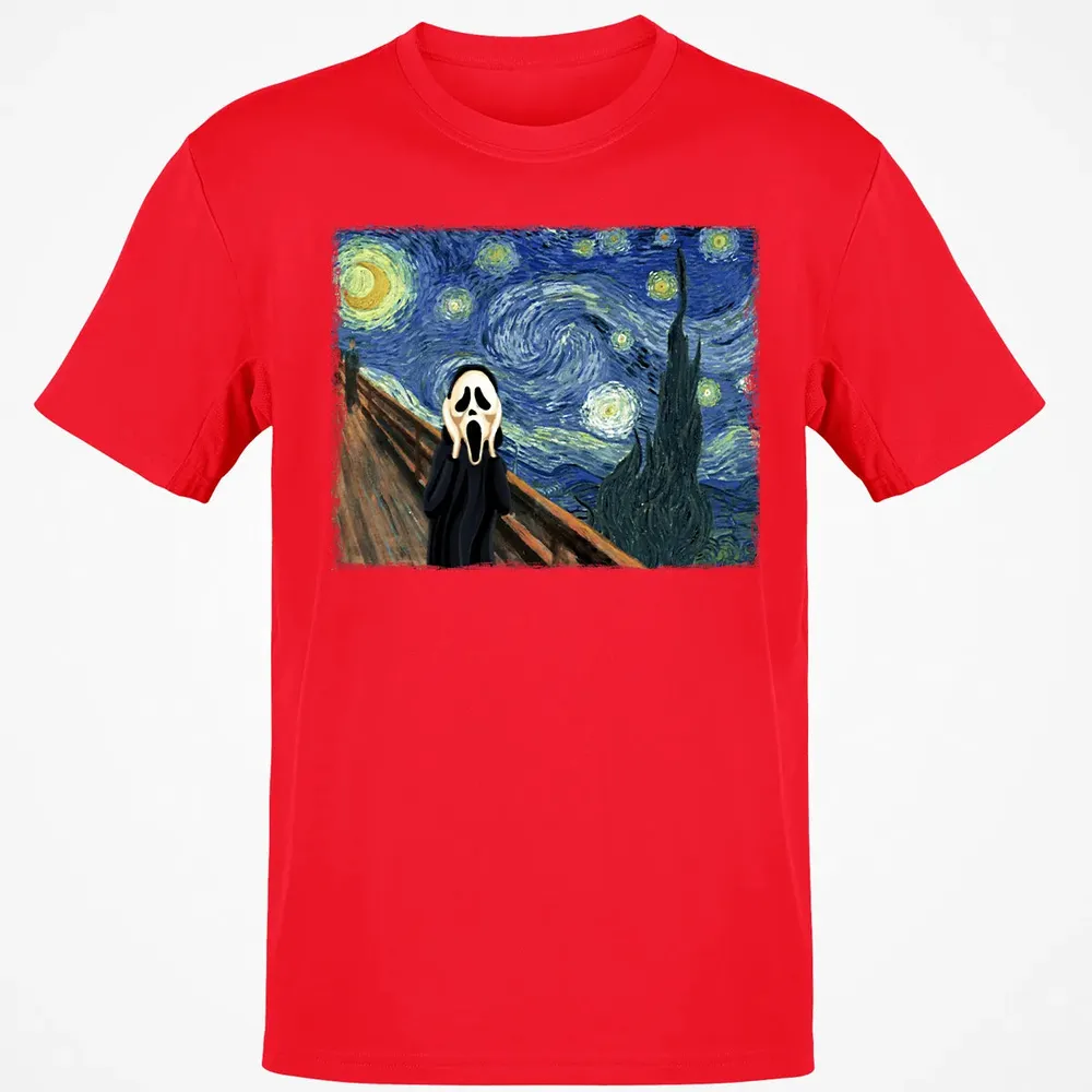 Starry Night Scream Classic Unisex T-Shirt - 11