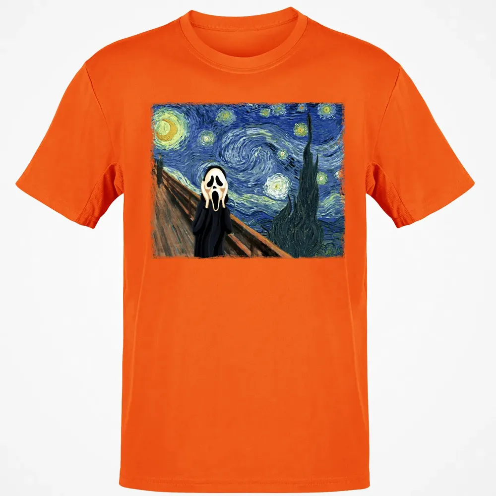 Starry Night Scream Classic Unisex T-Shirt - 9
