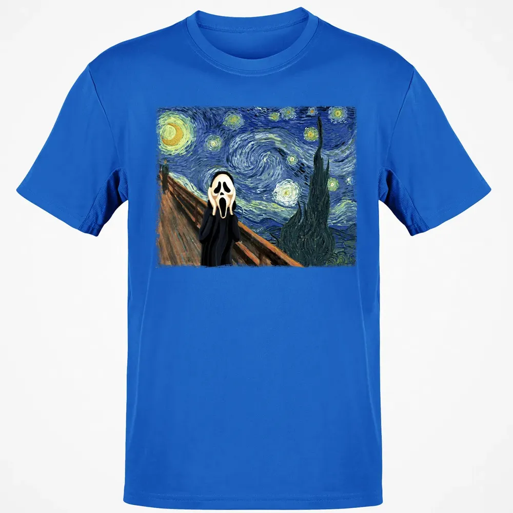 Starry Night Scream Classic Unisex T-Shirt - 12