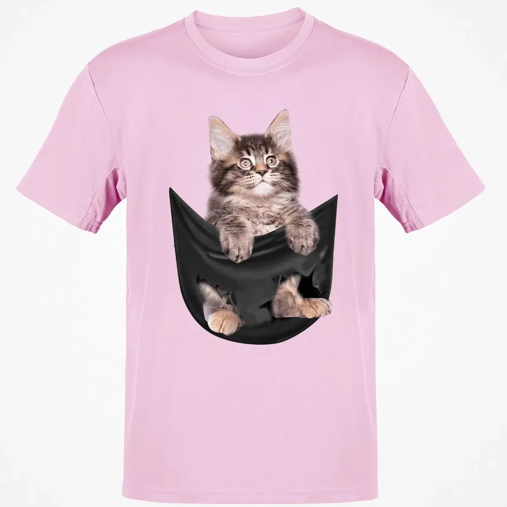 Maine Coon in pocket Classic Unisex T-Shirt - 6
