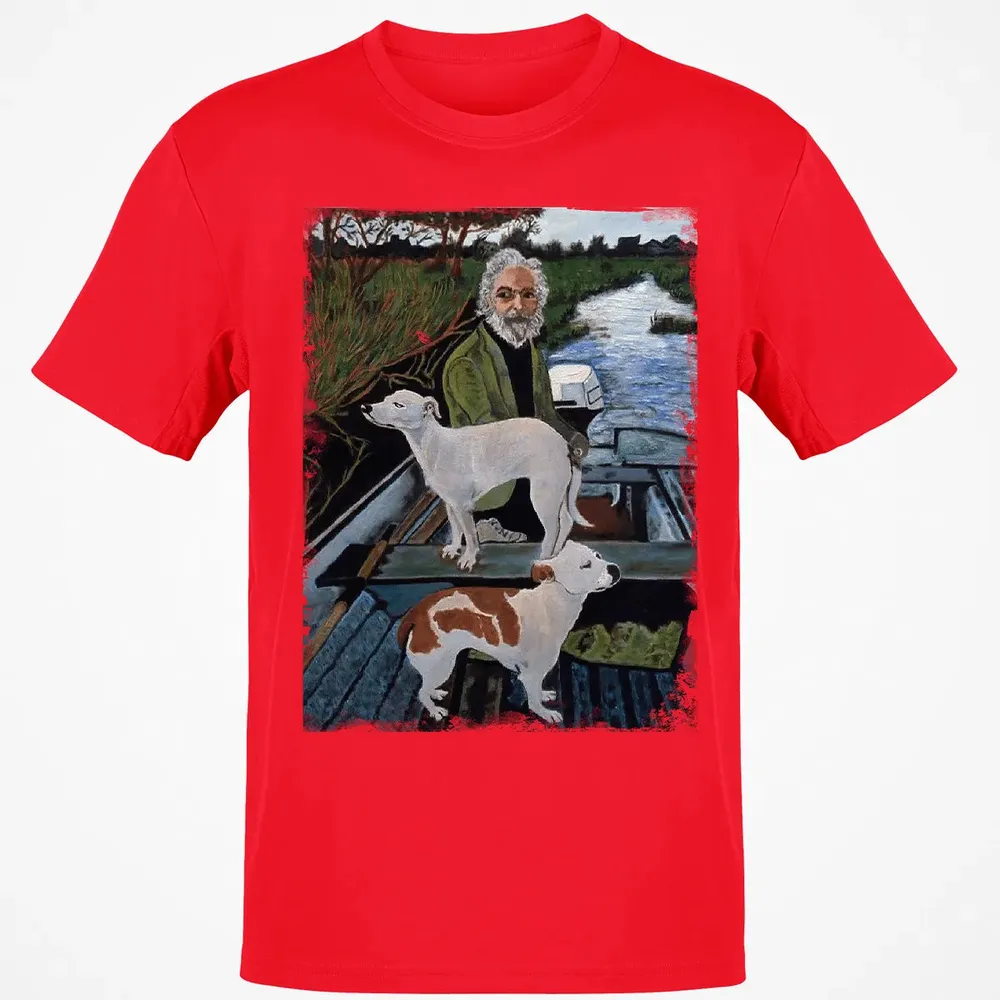 Old Man with Dogs Classic Unisex T-Shirt - 11