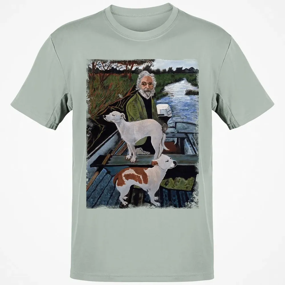 Old Man with Dogs Classic Unisex T-Shirt - 3