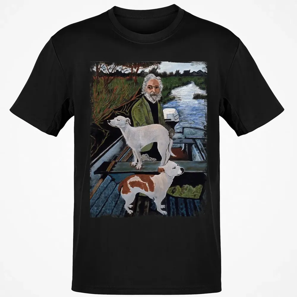 Old Man with Dogs Classic Unisex T-Shirt - 2