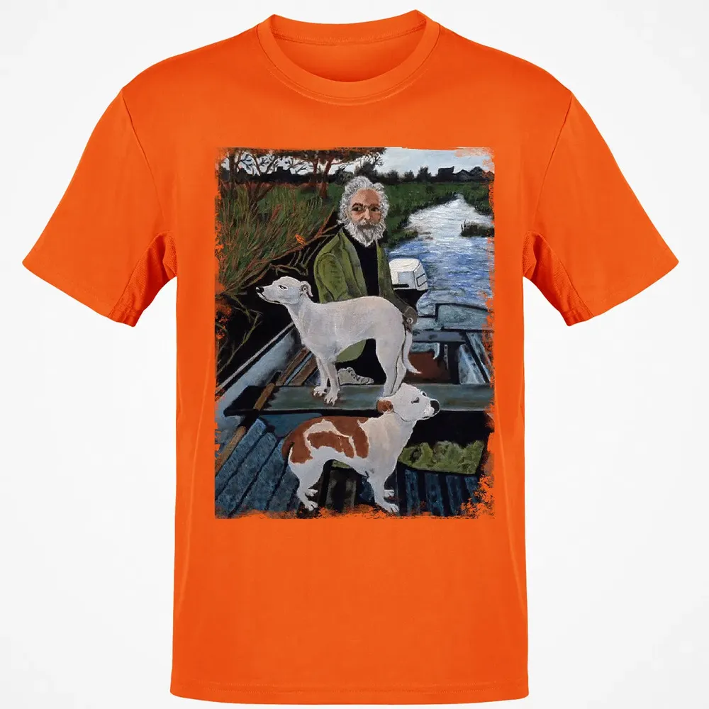 Old Man with Dogs Classic Unisex T-Shirt - 9