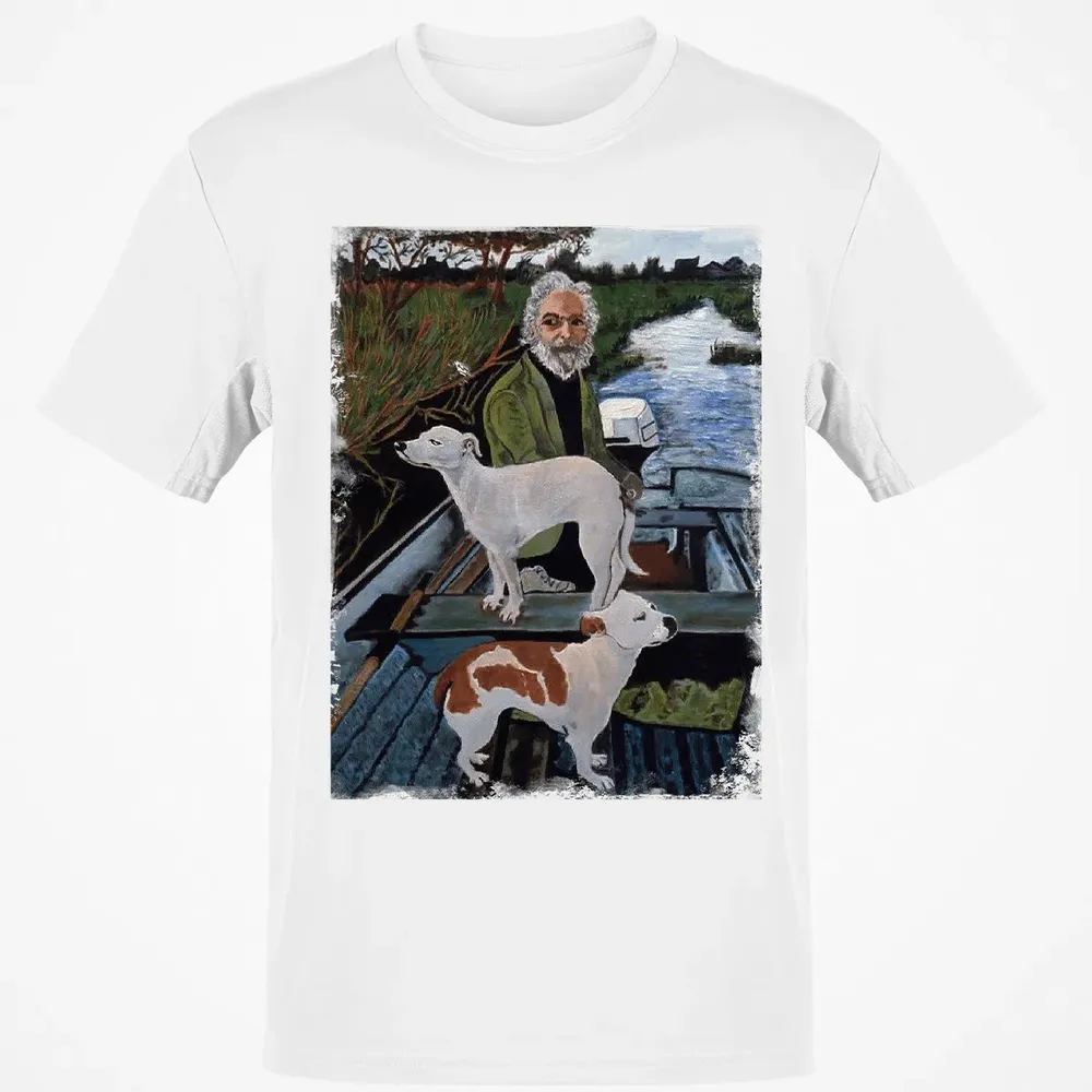 Old Man with Dogs Classic Unisex T-Shirt - 13