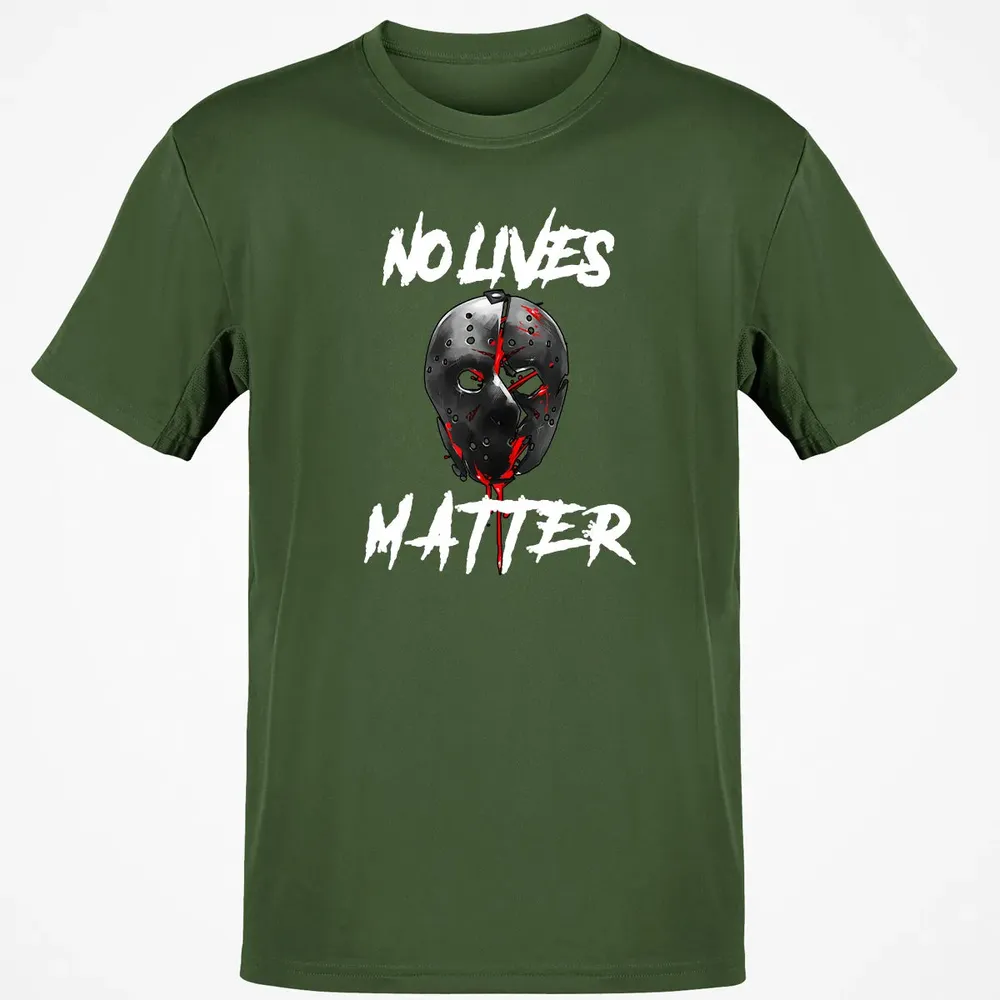 No Lives Matter Gory Horror Quote Classic Unisex T-Shirt - 7