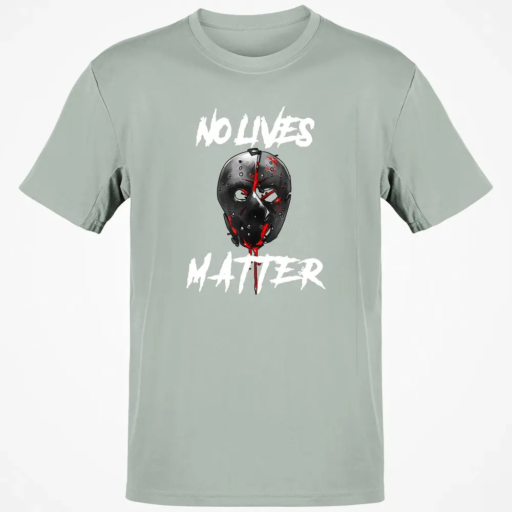 No Lives Matter Gory Horror Quote Classic Unisex T-Shirt - 3